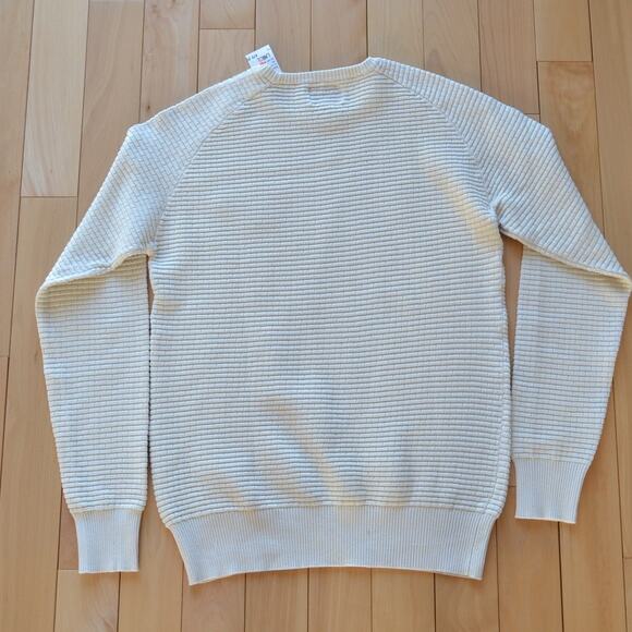 NWT Vintage Apex 90s Sweatshirt Waffle Crewneck Size L Palm Beach - Picture 6 of 6